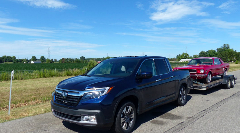 Illustration for article titled This 2017 Honda Ridgeline Towed A Classic Mustang Over The Appalachian Mountains Like A Champ